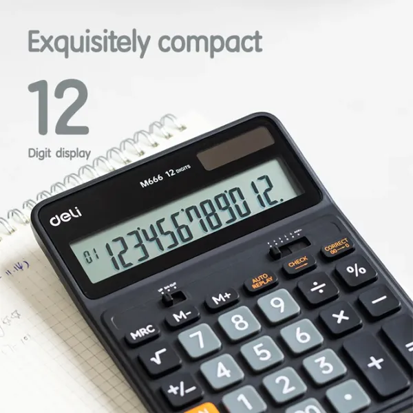 Calculatoare de birou DELI M666 Pentru contabilitate /  photo 3