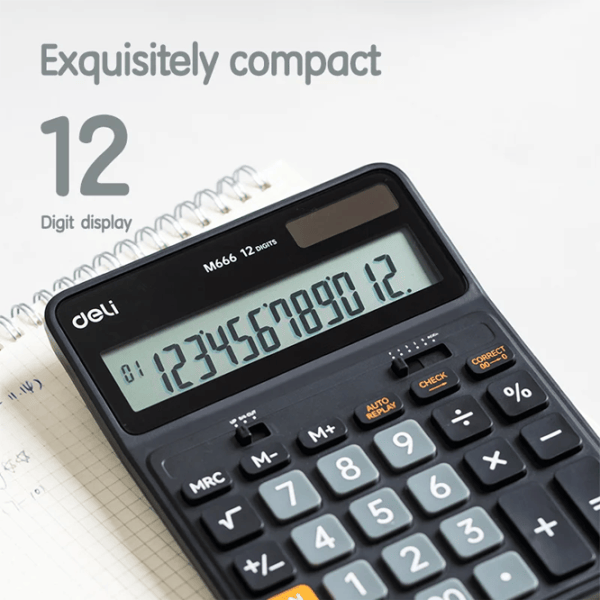 Calculatoare de birou DELI M666 Pentru contabilitate /  photo 3