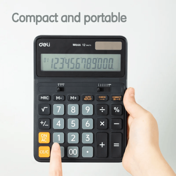 Calculatoare de birou DELI M666 Pentru contabilitate /  photo 6