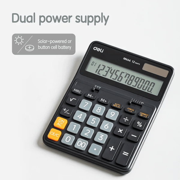 Calculatoare de birou DELI M666 Pentru contabilitate /  photo 7
