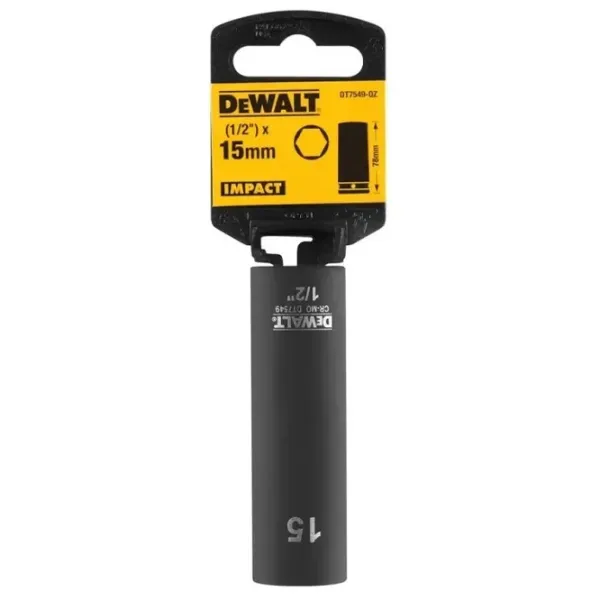 Cap tubular Dewalt DT7549 Cantitatea în set - 1 photo 1