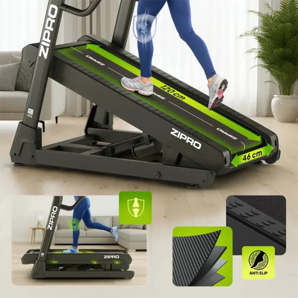 Беговая дорожка Zipro Shred 16 км/ч / 135 кг / Черный photo 4