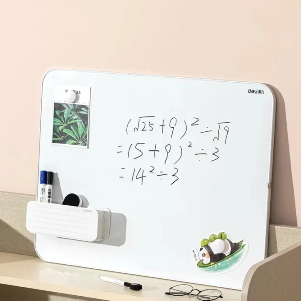 Tablă pentru birou DELI DL50027 Magnetic / White photo 4