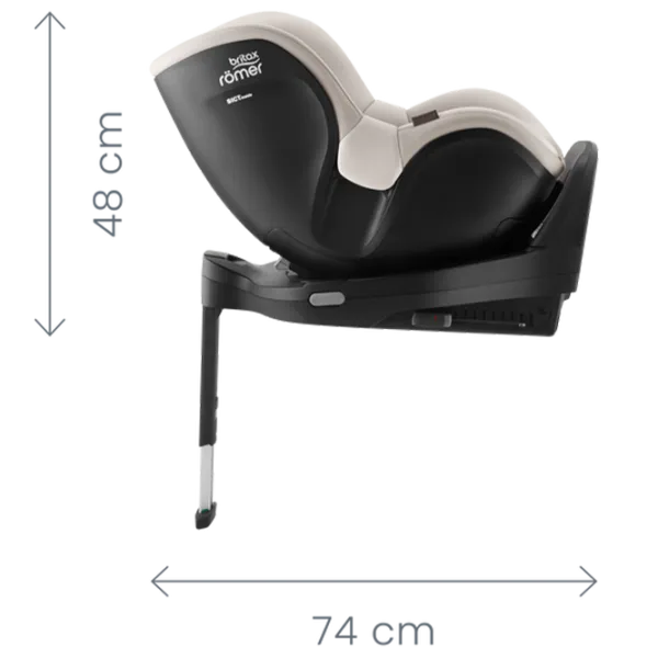 Scaun auto Britax-Römer Dualfix 5Z Lux  3 luni - 4 ani / 18 kg / Onyx Black photo 11