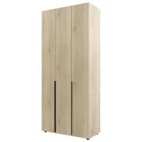 Dulap pentru haine ML-Mobila Lira 3 104 x 50 x 240 / PAL / Sonoma Oak