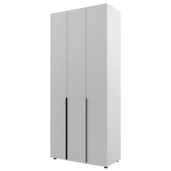 Dulap pentru haine ML-Mobila Lira 3 104 x 50 x 240 / PAL / Light Gray photo 1