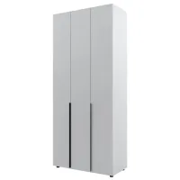 Dulap pentru haine ML-Mobila Lira 3 104 x 50 x 240 / PAL / Light Gray