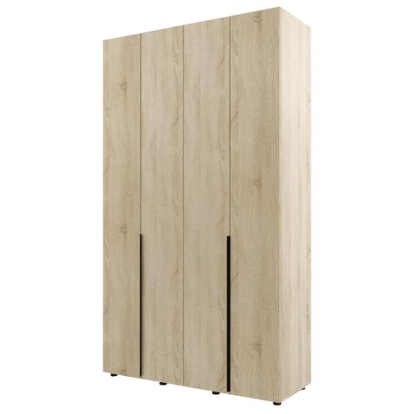 Dulap pentru haine ML-Mobila Lira 4 138 x 50 x 240 / PAL / Sonoma Oak photo 1