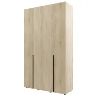 Dulap pentru haine ML-Mobila Lira 4 138 x 50 x 240 / PAL / Sonoma Oak