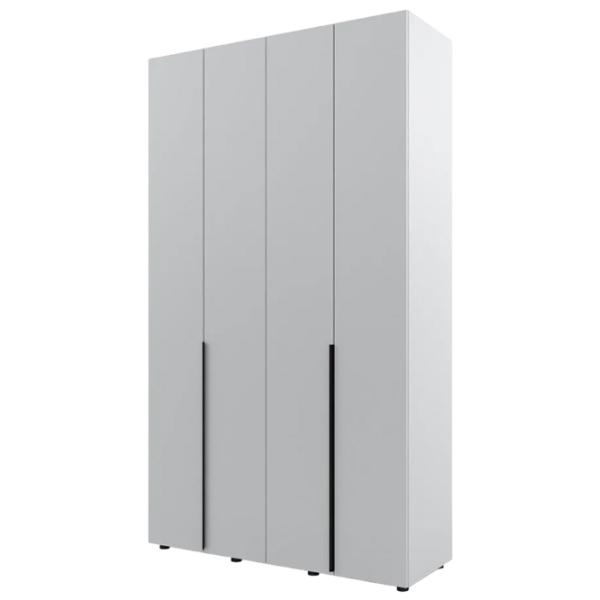 Dulap pentru haine ML-Mobila Lira 4 138 x 50 x 240 / PAL / Light Gray photo 1