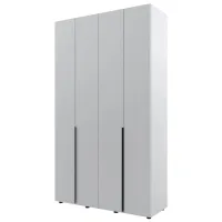 Dulap pentru haine ML-Mobila Lira 4 138 x 50 x 240 / PAL / Light Gray