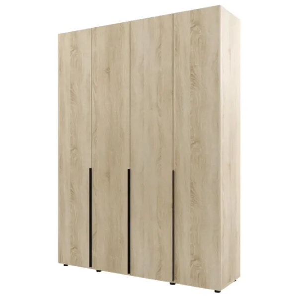Dulap pentru haine ML-Mobila Lira 4 178 x 50 x 240 / PAL / Sonoma Oak photo 1
