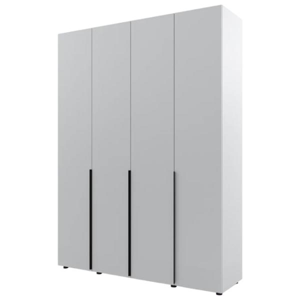 Dulap pentru haine ML-Mobila Lira 4 178 x 50 x 240 / PAL / Light Gray photo 1