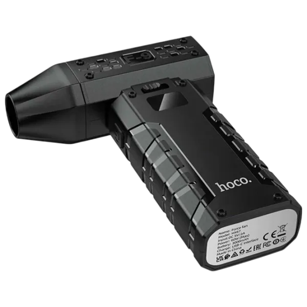Ventilator Hoco HX67 Force Fan 60 W / Suflantă de aer / Black photo 2