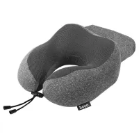 Pernă turistică Hoco HX70 Textil / Gray