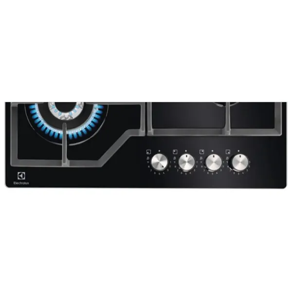 Plită încorporabilă pe gaz Electrolux KGG64362K Sticlă călită / Black photo 3