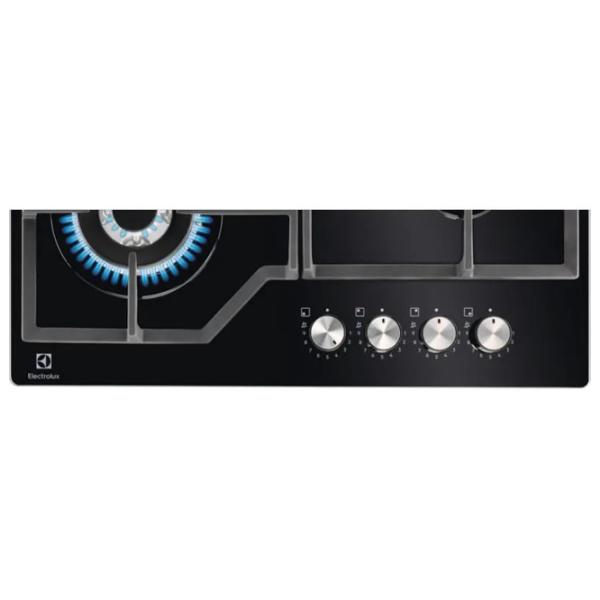 Plită încorporabilă pe gaz Electrolux KGG64362K Sticlă călită / Black photo 3