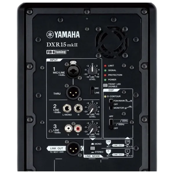 Boxă activă Yamaha DXR 15 MK II Cu fir / 1100 W / 134 dB /  photo 6