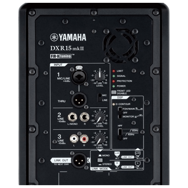 Boxă activă Yamaha DXR 15 MK II Cu fir / 1100 W / 134 dB /  photo 6