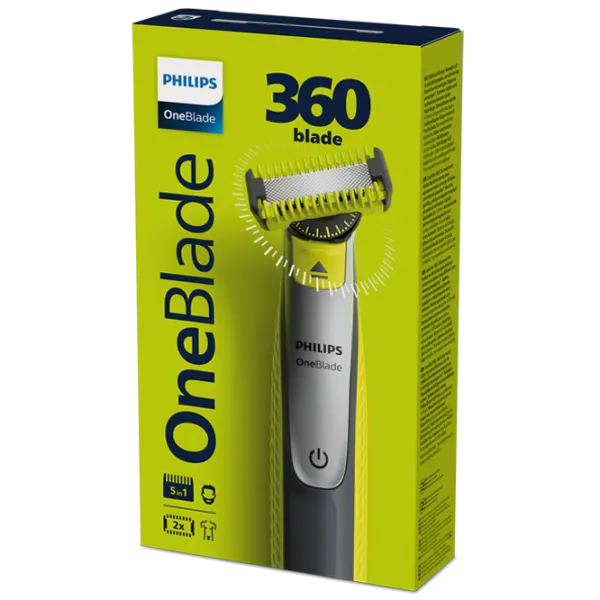 Trimmer facial Philips OneBlade 360 Green photo 7