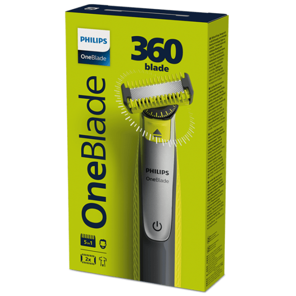 Trimmer facial Philips OneBlade 360 Green photo 7