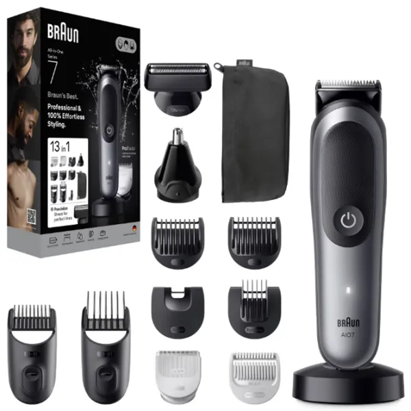 Триммер для лица Braun AIO7560 Черный photo 2