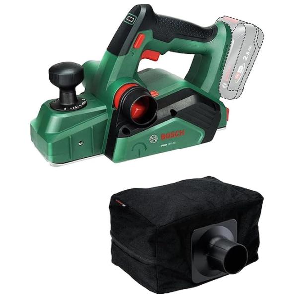Электрорубанок Bosch PHO 18V-20 12000 об/мин / Зеленый photo 2