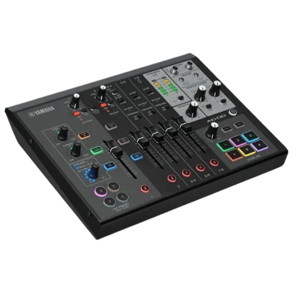 Миксер Yamaha AG08 активный / 20 Гц - 20 кГц / Черный photo 4