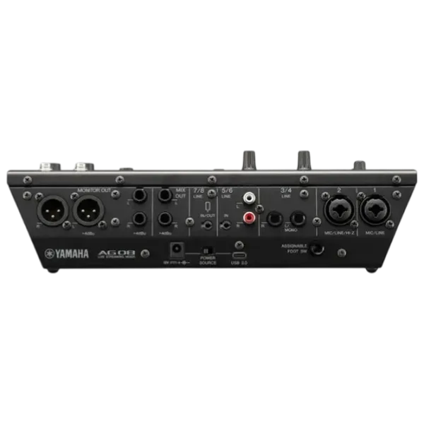 Миксер Yamaha AG08 активный / 20 Гц - 20 кГц / Черный photo 5
