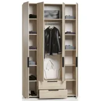Гардероб ML-Mobila Lira 4/2 138 x 50см x 240 / ЛДСП / Дуб cонома photo 2