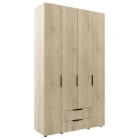 Гардероб ML-Mobila Lira 4/2 138 x 50см x 240 / ЛДСП / Дуб cонома photo 3