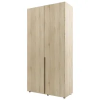 Dulap pentru haine ML-Mobila Lira 2 120 x 50 x 240 / PAL / Sonoma Oak