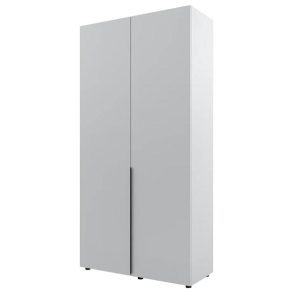 Dulap pentru haine ML-Mobila Lira 2 120 x 50 x 240 / PAL / Light Gray photo 1