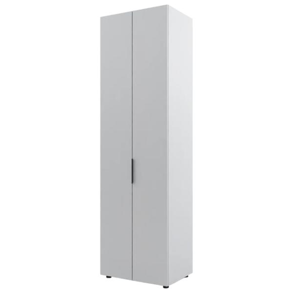 Dulap pentru haine ML-Mobila Lira 2 70 x 50 x 240 / PAL / Light Gray photo 1