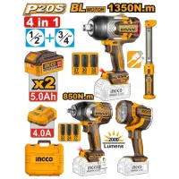 Set de instrumente INGCO COSLI250782 20 V / 4 photo 3
