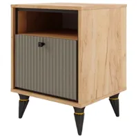 Noptiere ML-Mobila Оскар №11 65 x 50 x 45 / PAL / Black
