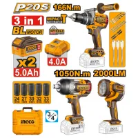 Набoр инструментов INGCO COSLI250882 20 В / 3