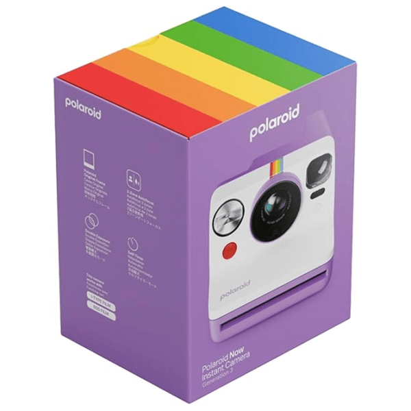 Cameră Foto Instant Polaroid Now Generation 3 + Color Film Bundle  / Purple photo 4