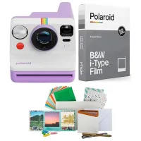 Cameră Foto Instant Polaroid Now Generation 3 + Color Film Bundle / Purple photo 6