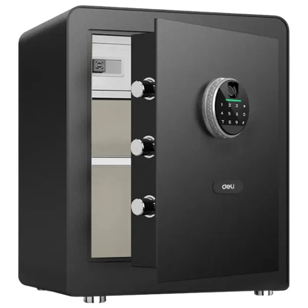 Сейф DELI T631 Cталь / Отпечаток пальца photo 1