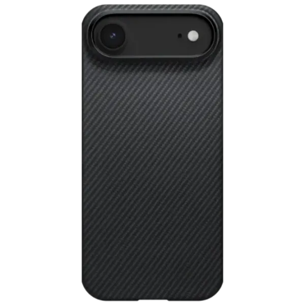 Husă pentru smartphone Apple iPhone Air Pitaka / MagSafe Back / PC / Black-Gray photo 1