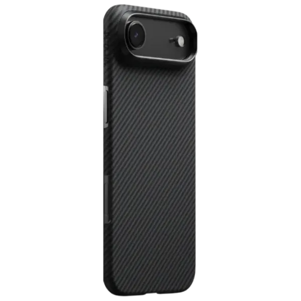 Husă pentru smartphone Apple iPhone Air Pitaka / MagSafe Back / PC / Black-Gray photo 2