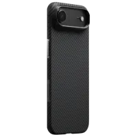 Husă pentru smartphone Apple iPhone Air Pitaka / MagSafe Back / PC / Black-Gray photo 2