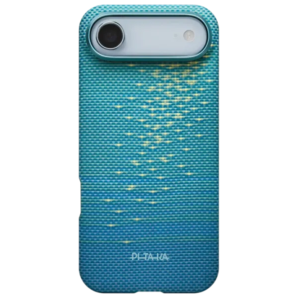 Husă pentru smartphone Apple iPhone Air Pitaka / MagSafe Back / PC / Blue photo 1