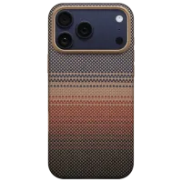 Husă pentru smartphone Apple iPhone 17 Pro Max Pitaka / MagSafe Back / PC / Sunset