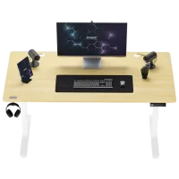 Компьютерный стол SENSE7 Nojo МДФ / Сосна-белый photo 2