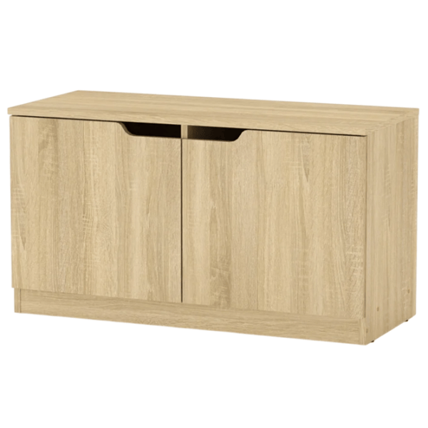 Dulap pentru încălțăminte ML-Mobila TO-13 50 x 90 x 38 /Gray /Stejar Sonoma photo 1