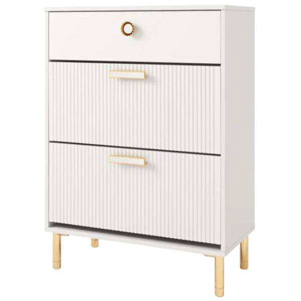 Dulap pentru încălțăminte ML-Mobila №17 110 x 80 x 40 /White /White photo 1