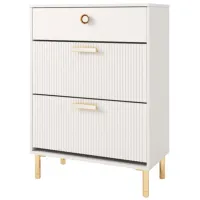 Dulap pentru încălțăminte ML-Mobila №17 110 x 80 x 40 /White /White