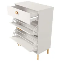 Dulap pentru încălțăminte ML-Mobila №17 110 x 80 x 40 /White /White photo 2